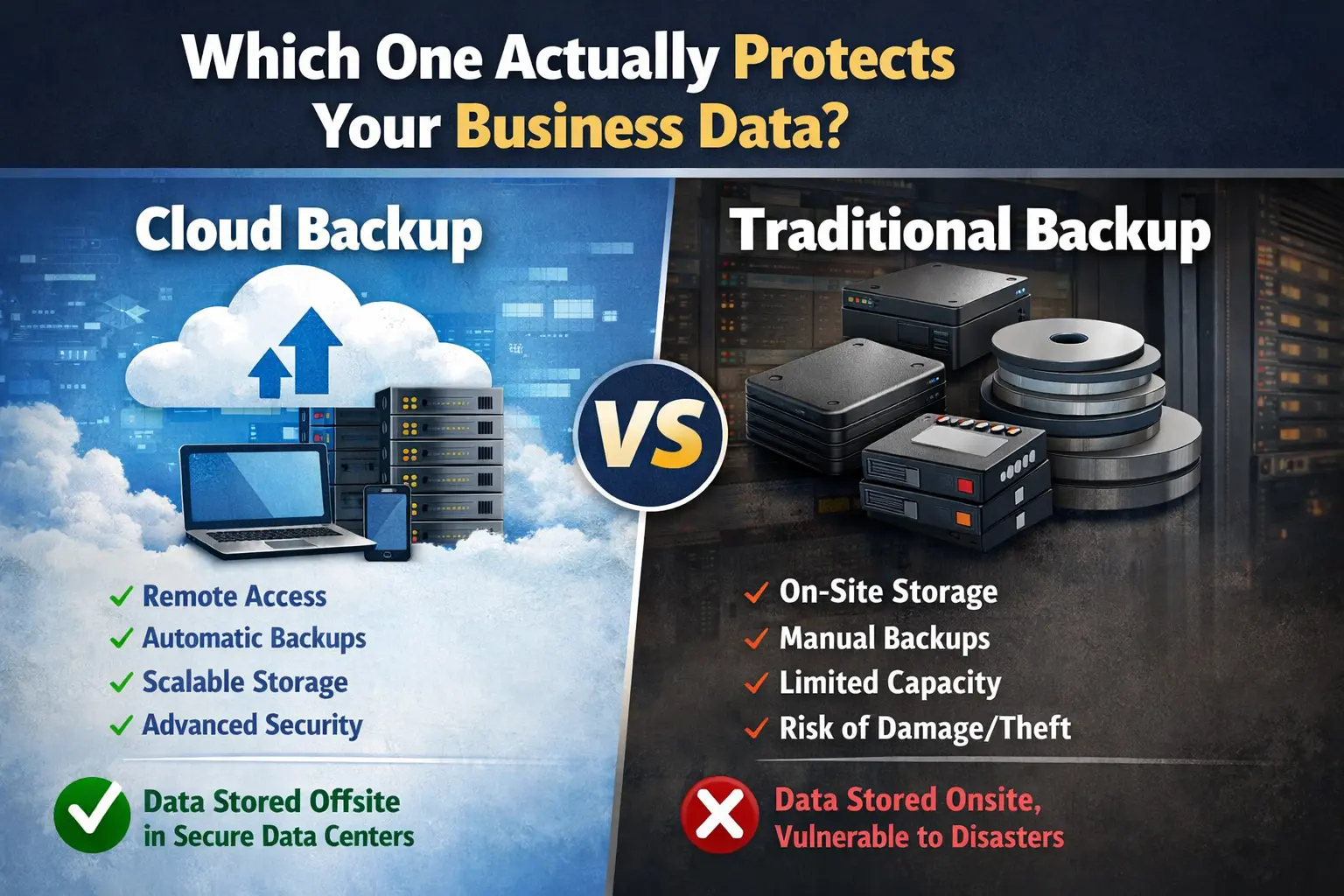 Cloud Backup vs Traditional Backup