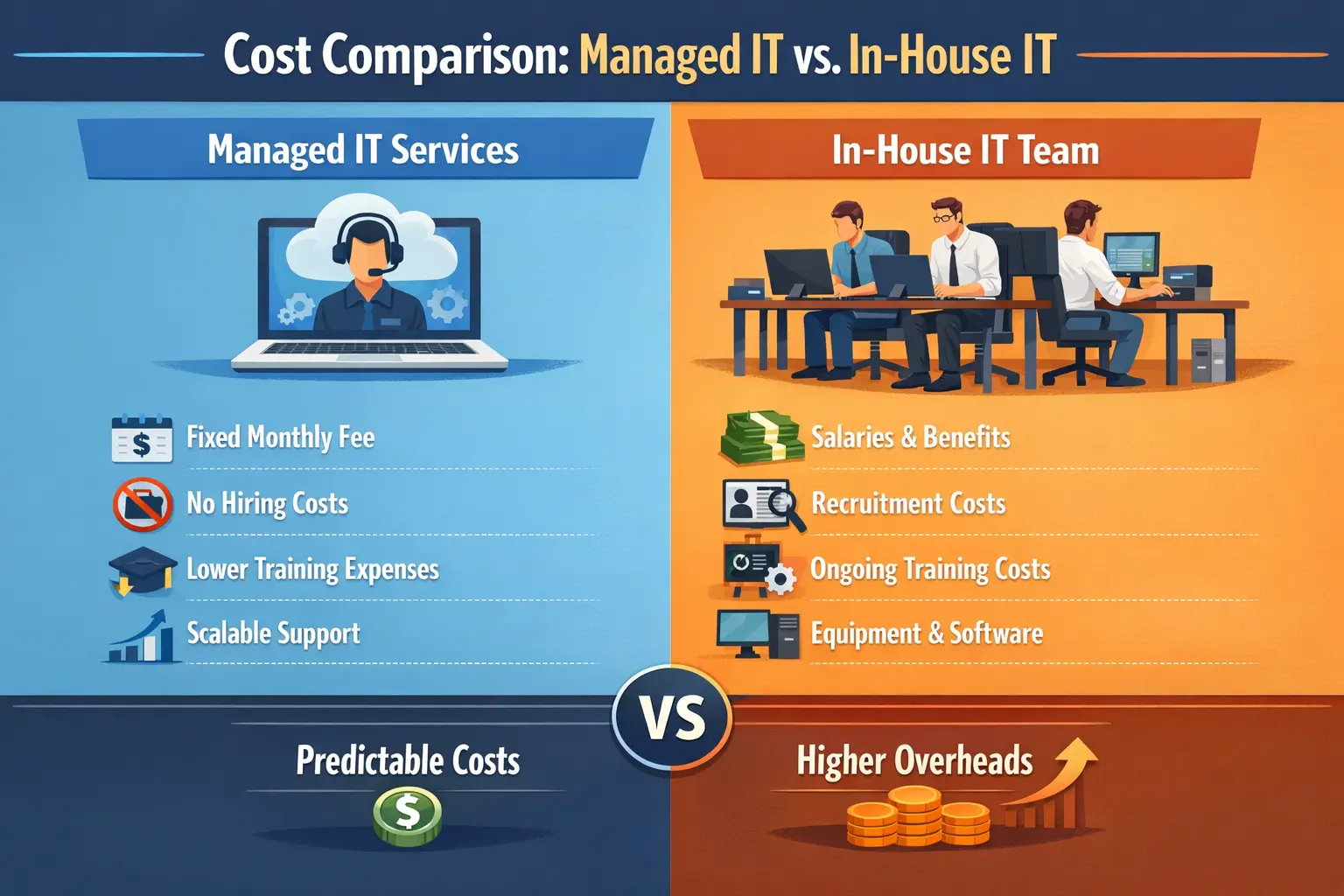  Managed IT vs In-House IT