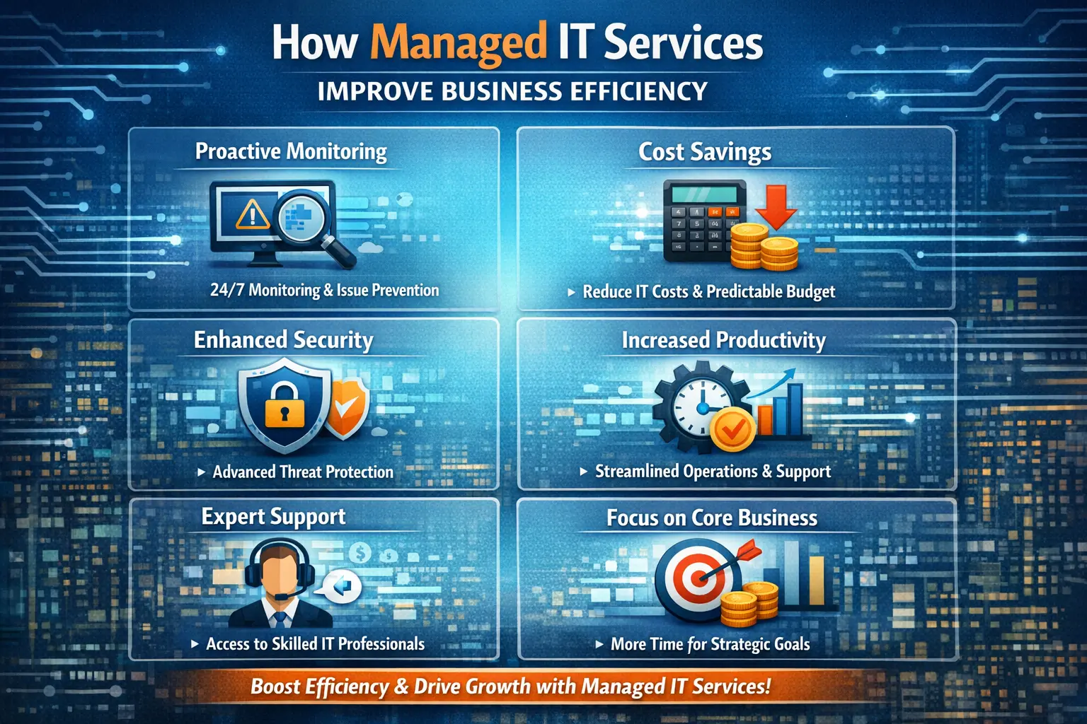 managed IT services improving business efficiency