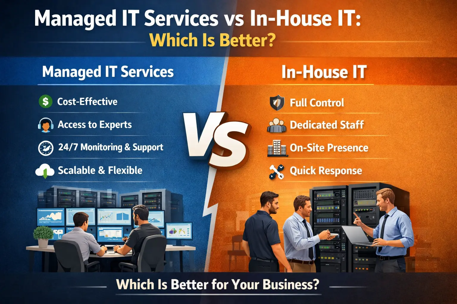 Managed IT Services vs In-House IT