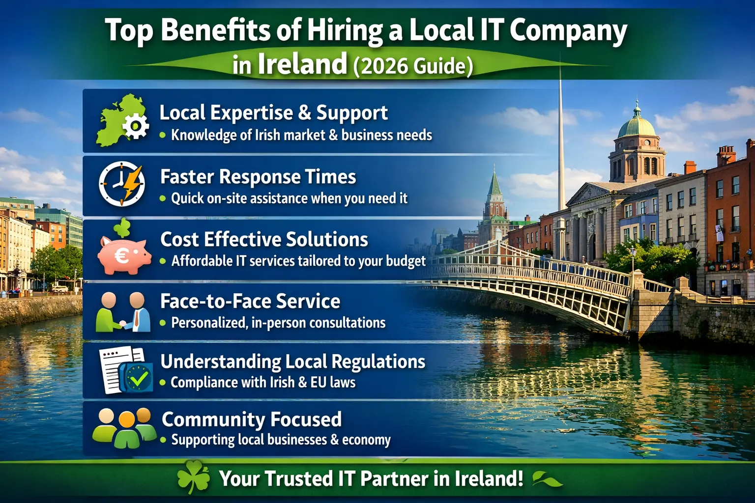 Benefits of hiring a local IT company in Ireland