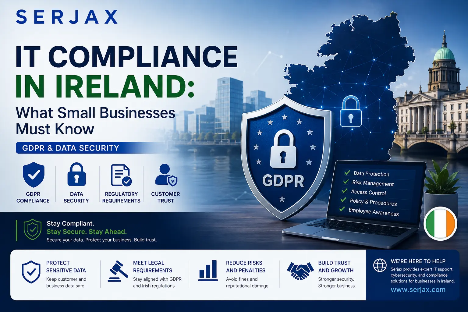 IT Compliance in Ireland: What Small Businesses Must Know (GDPR & Data Security)