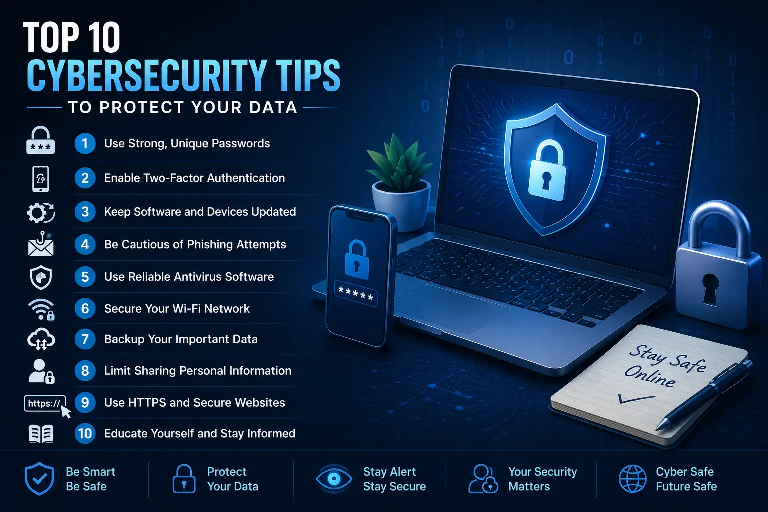 cybersecurity tips for data